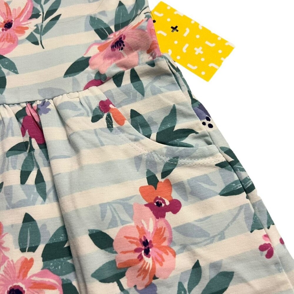 NEW Rumi + Ryder 3T Striped Floral Print Dress - Picture 4 of 5